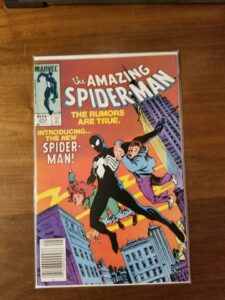 1st Appearance of Black Suit Spiderman